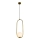 Zambelis 18142-BR - Candelabro suspenso 1xG9/9W/230V