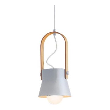 Zambelis 18193 - Candelabro suspenso 1xE27/40W/230V branco
