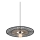 Zambelis 19104 - Candelabro suspenso 1xE27/40W/230V bambu/preto
