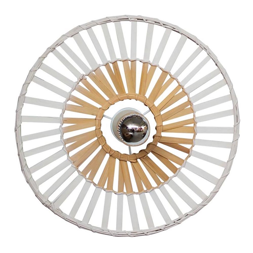 Zambelis 19251 - Iluminação de parede 1xE27/40W/230V bambu/bege