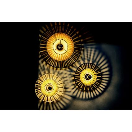 Zambelis 19251 - Iluminação de parede 1xE27/40W/230V bambu/bege