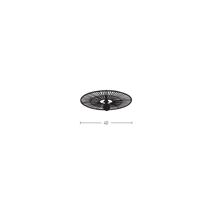 Zambelis 19251 - Iluminação de parede 1xE27/40W/230V bambu/bege