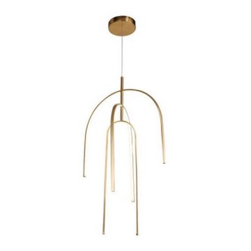 Zambelis 1931 - Candelabro suspenso LED com regulação LED/80W/230V dourada