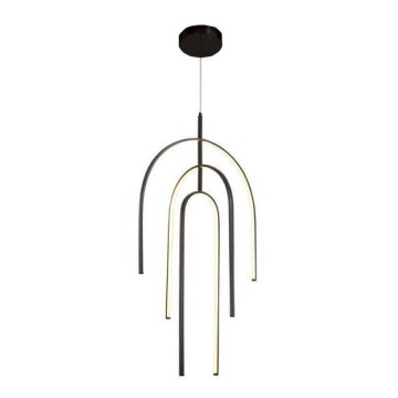 Zambelis 1932 - Candelabro suspenso LED com regulação LED/80W/230V preto