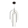 Zambelis 1932 - Candelabro suspenso LED com regulação LED/80W/230V preto