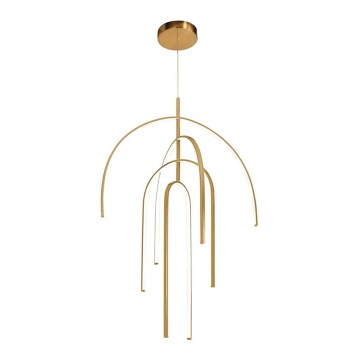 Zambelis 1933 - Candelabro suspenso LED com regulação LED/96W/230V dourada