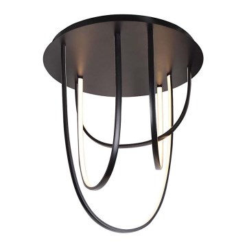 Zambelis 1951 - Candelabro integrado LED com regulação LED/80W/230V preto