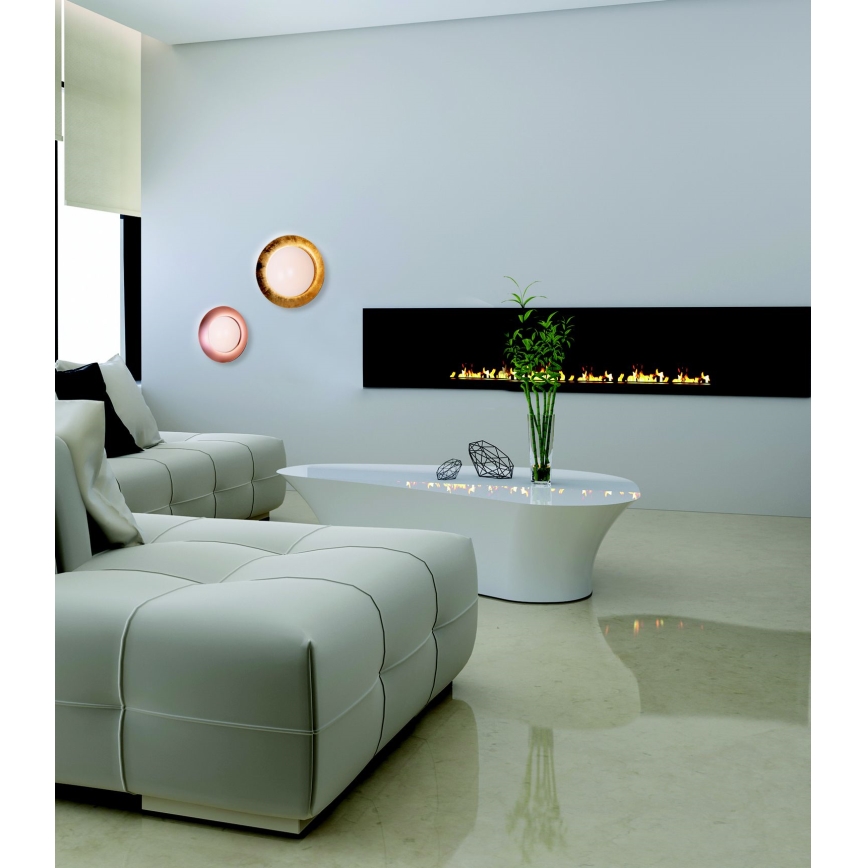Zambelis 1959 - Iluminação de teto LED LED/28W/230V diâmetro 50 cm cobre