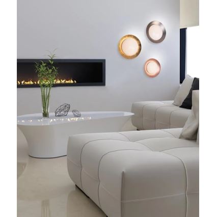 Zambelis 1959 - Iluminação de teto LED LED/28W/230V diâmetro 50 cm cobre