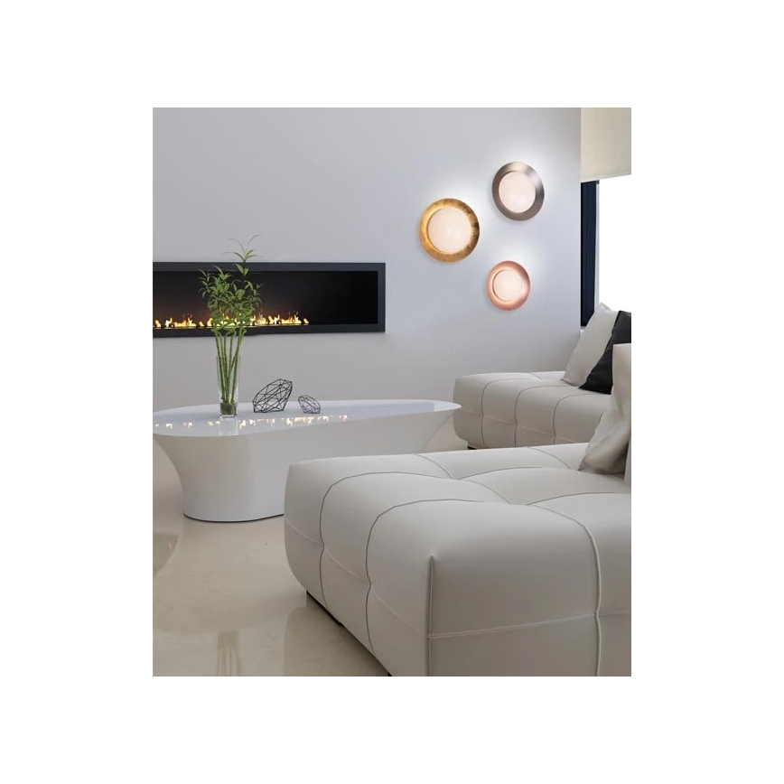 Zambelis 1959 - Iluminação de teto LED LED/28W/230V diâmetro 50 cm cobre