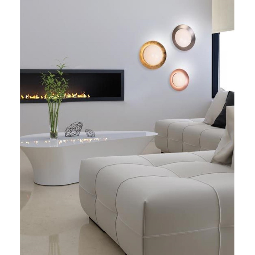 Zambelis 1962 - Iluminação de teto LED LED/28W/230V diâmetro 50 cm dourada