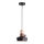 Zambelis 1990 - Candelabro suspenso 1xE27/40W/230V carvalho/preto