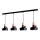 Zambelis 1993-B - Candelabro suspenso 4xE27/40W/230V preto