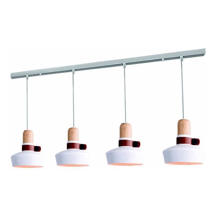 Zambelis 1993-W - Candelabro suspenso 4xE27/40W/230V branco