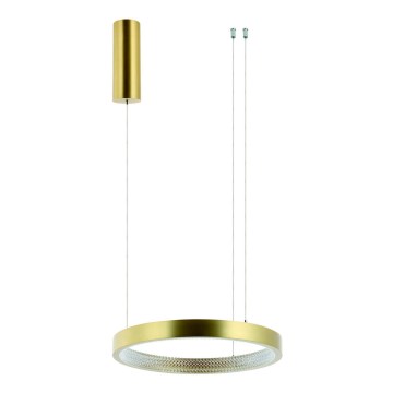 Zambelis 2005 - Candelabro suspenso LED com regulação LED/25W/230V dourada