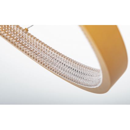 Zambelis 2006 - Candelabro suspenso LED com regulação LED/36W/230V dourada