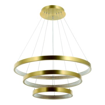 Zambelis 2009 - Candelabro suspenso LED com regulação LED/112W/230V dourada