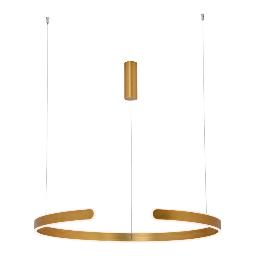 Zambelis 2012 - Candelabro suspenso LED com regulação LED/40W/230V dourada