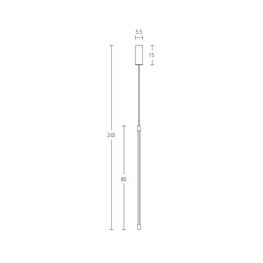 Zambelis 20122 - Candelabro suspenso LED LED/12W/230V dourada