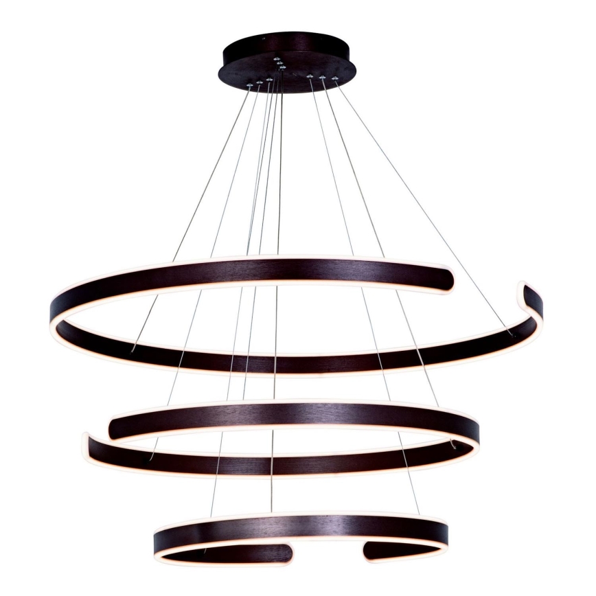Zambelis 2015 - Candelabro suspenso LED com regulação LED/120W/230V castanho