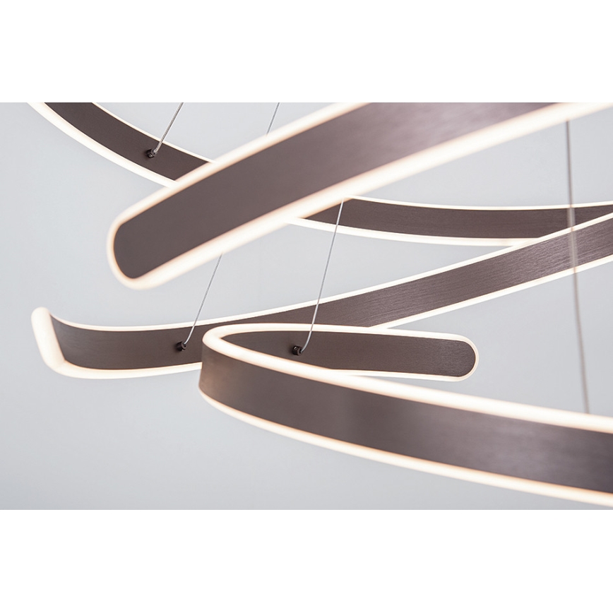 Zambelis 2015 - Candelabro suspenso LED com regulação LED/120W/230V castanho