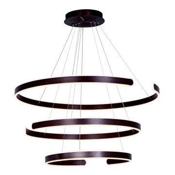 Zambelis 2015 - Lustre LED dimmerizável com cabo LED/120W/230V castanho