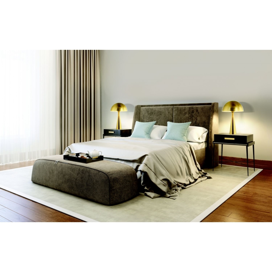 Zambelis 20211 - Candeeiro de mesa 1xE27/25W/230V dourada