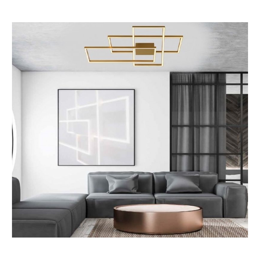 Zambelis 2022 - Candelabro integrado LED com regulação LED/55W/230V dourada