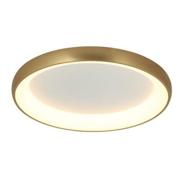 Zambelis 2042 - Iluminação de teto LED com regulação LED/30W/230V diâmetro 40 cm dourada