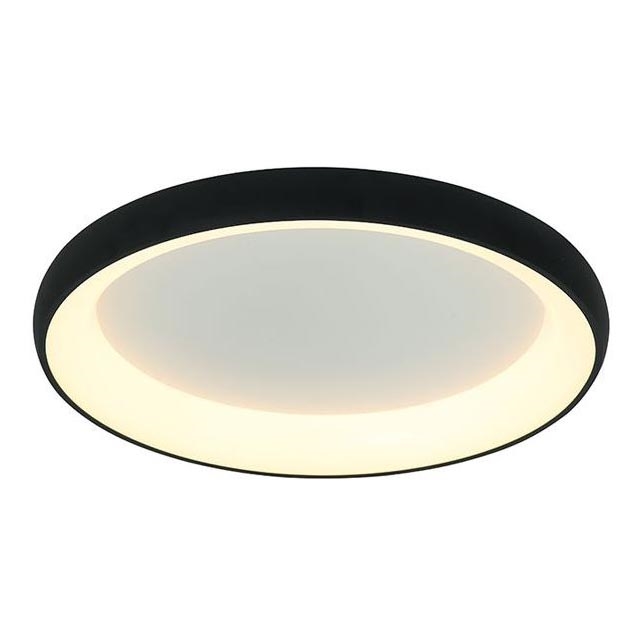Zambelis 2048 - Iluminação de teto LED com regulação LED/50W/230V diâmetro 60 cm preto