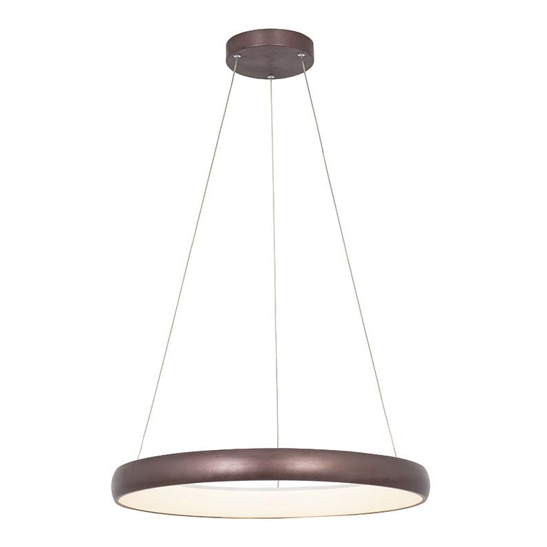 Zambelis 2055 - Candelabro suspenso LED com regulação LED/50W/230V diâmetro 60 cm castanho