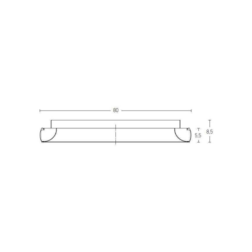 Zambelis 2056 - Iluminação de teto LED com regulação LED/60W/230V diâmetro 80 cm preto