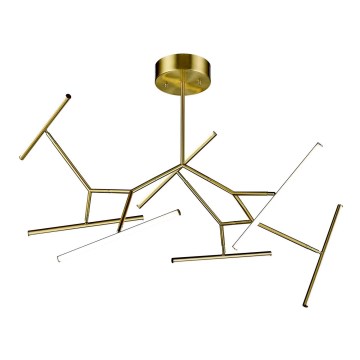 Zambelis 2073 - Candelabro suspenso LED com regulação LED/68W/230V dourada