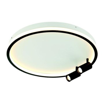 Zambelis 22014 - Iluminação de teto LED com regulação LED/71W/230V preto