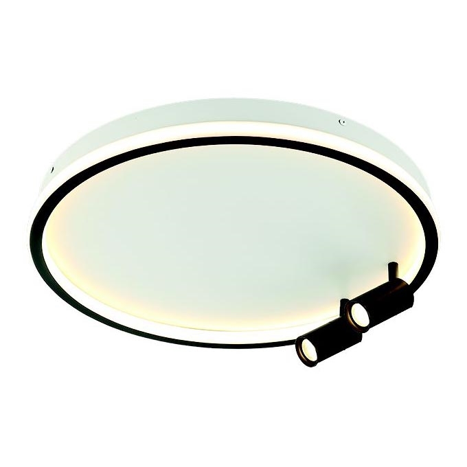 Zambelis 22014 - Iluminação de teto LED com regulação LED/71W/230V preto