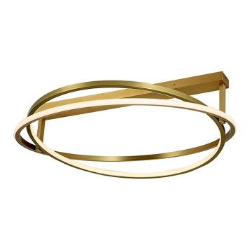 Zambelis 22018 - Candelabro integrado LED com regulação LED/56W/230V diâmetro 60 cm dourada