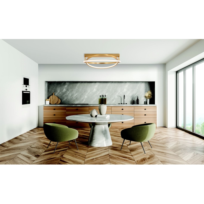 Zambelis 22018 - Candelabro integrado LED com regulação LED/56W/230V diâmetro 60 cm dourada