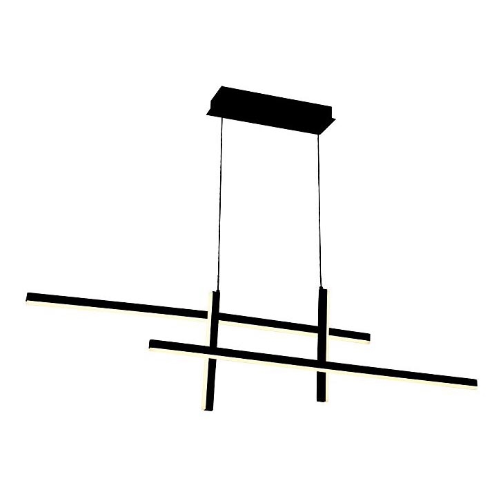 Zambelis 22023 - Candelabro suspenso LED com regulação LED/41W/230V preto