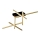 Zambelis 22026 - Candelabro integrado LED com regulação LED/46W/230V dourada
