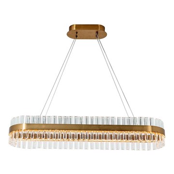 Zambelis 22041 - Candelabro suspenso LED com regulação LED/68W/230V dourada