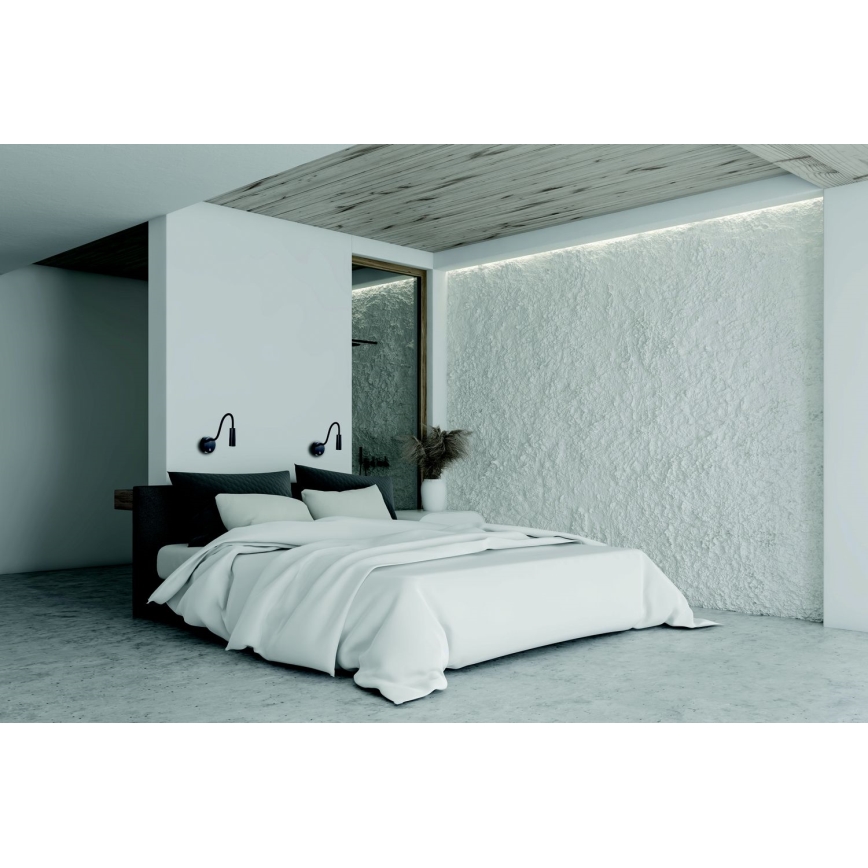 Zambelis 22049 - Candeeiro de parede LED LED/3W/230V CRI90 preto