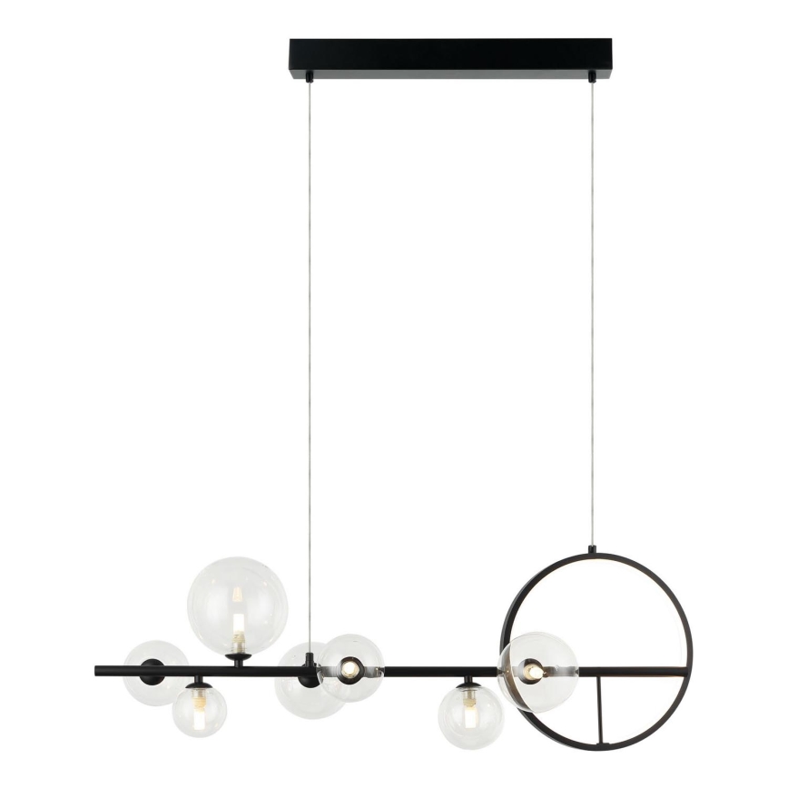 Zambelis 22063 - Candelabro suspenso LED com regulação LED/14W + 7xG9/7W/230V