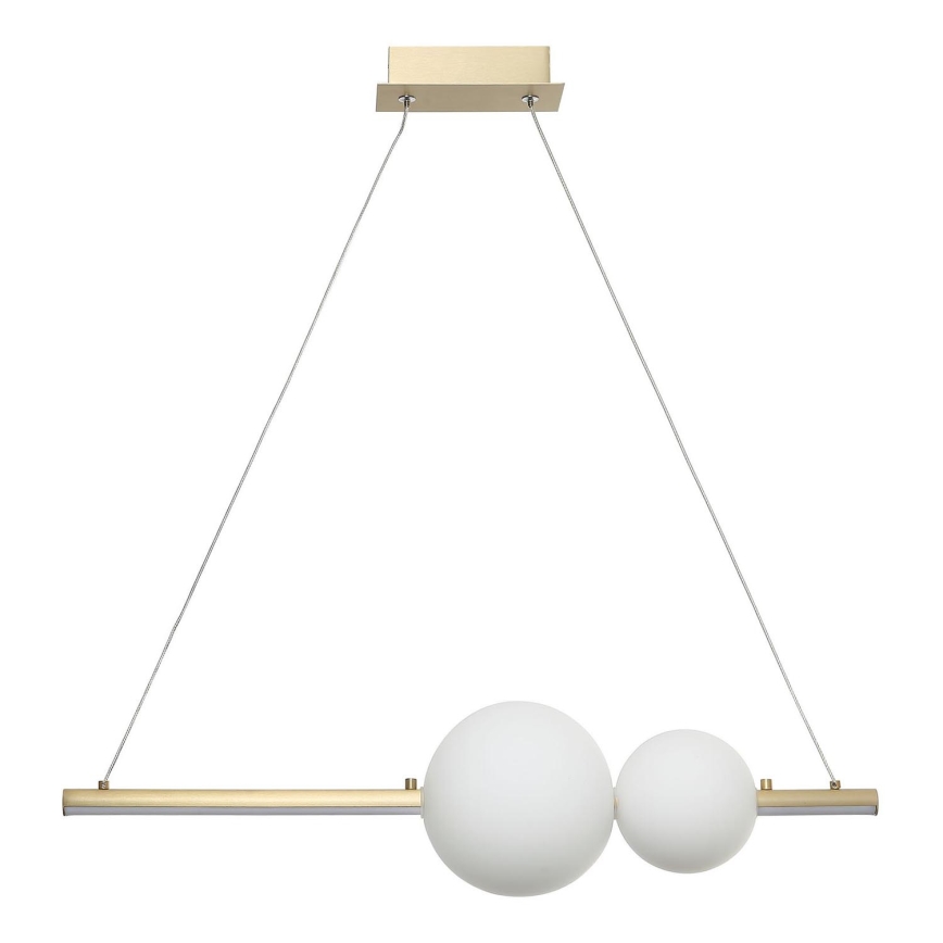 Zambelis 22108 - Candelabro suspenso LED com regulação LED/11W/230V dourada