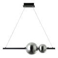 Zambelis 22109 - Candelabro suspenso LED com regulação LED/11W/230V preto