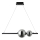 Zambelis 22109 - Candelabro suspenso LED com regulação LED/11W/230V preto