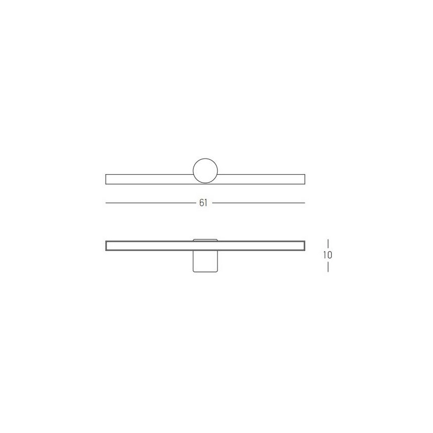 Zambelis 22124 - Iluminação de espelho de casa de banho LED LED/10W/230V 61 cm IP54