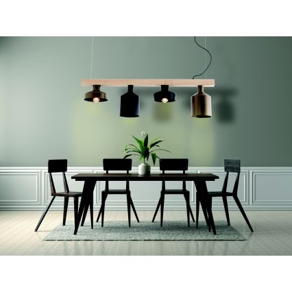 Zambelis 22213 - Candelabro suspenso 4xE27/40W/230V