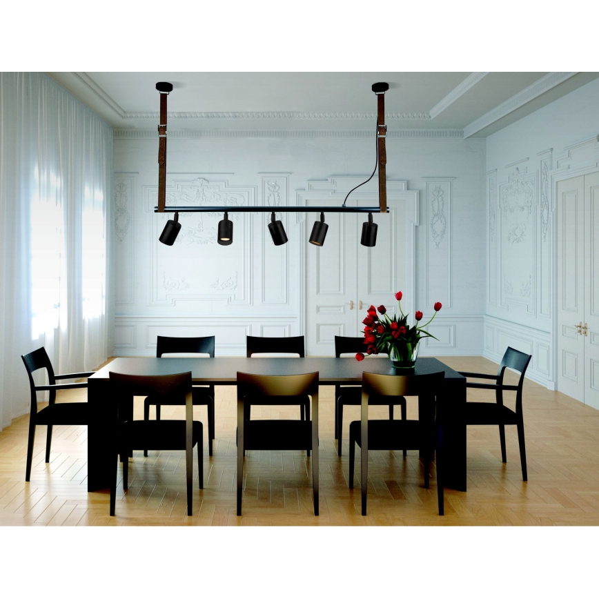 Zambelis 22224 - Candelabro suspenso 5xGU10/25W/230V
