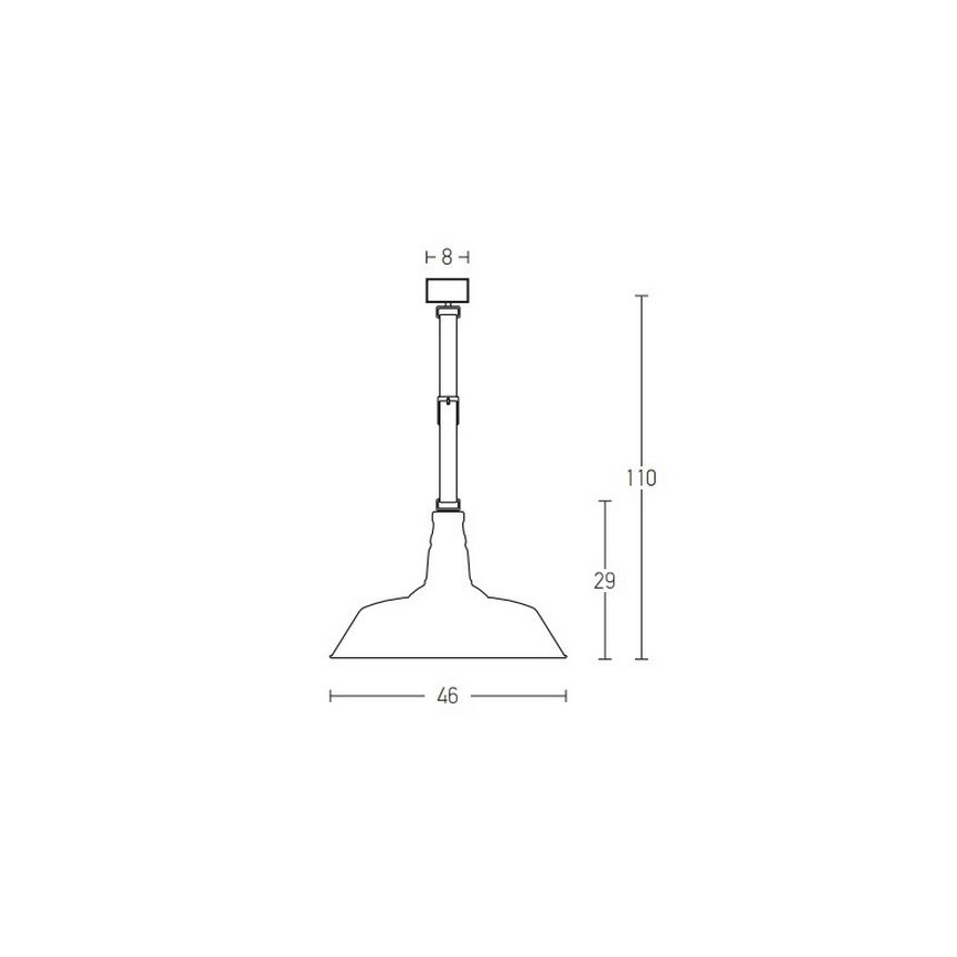 Zambelis 22225 - Candelabro suspenso 1xE27/40W/230V