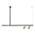 Zambelis 22227 - Candelabro suspenso 2xGU10/25W+G9/9W/230V